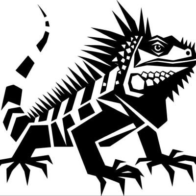 Dynamic-Iguana-Vector-Graphic-for-Creative-Projects